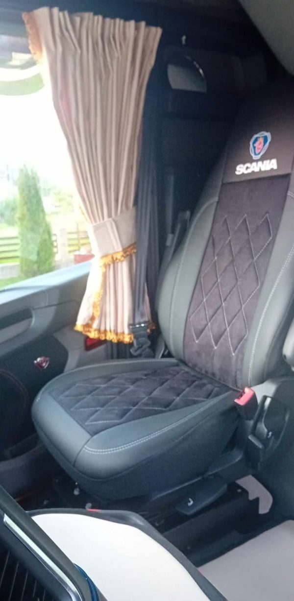 Coprisedili Scania S - Alcantara traforata - immagine 3