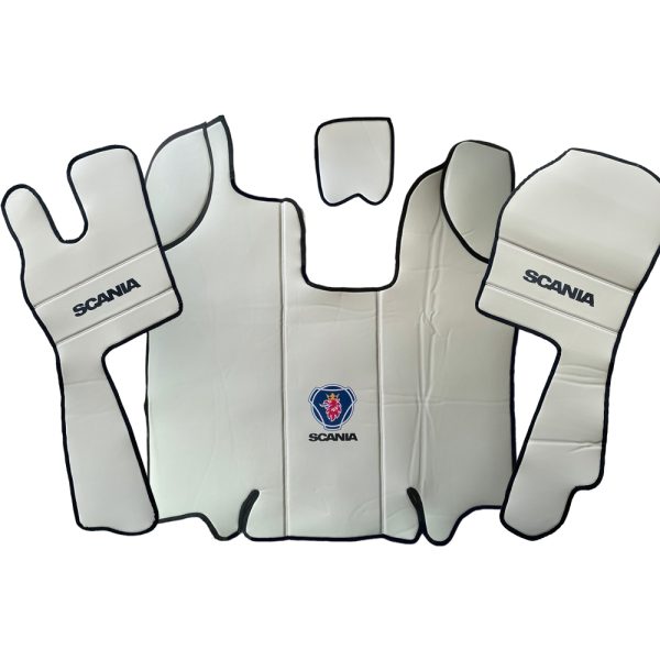 Tappetini in pelle per SCANIA R (înainte de 2013) - Pelle liscia beige