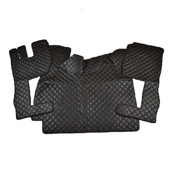 Tappetini in pelle per VOLVO FH Automatico (2009 - 2013) Nero