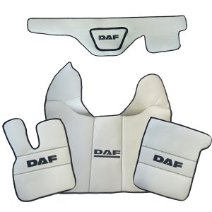 Tappetini in pelle per DAF XF 106 Automatico + copertura del cruscotto – Pelle liscia beige