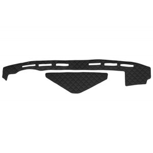 Rivestimento cruscotto in pelle per Renault T (Dopo il 2014) / Nero