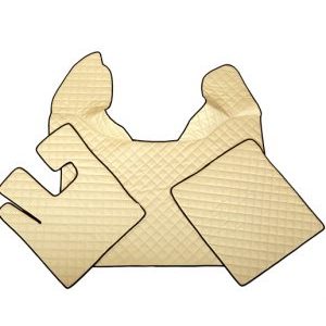 Tappetini in pelle per DAF XF 105 Automatico – Beige
