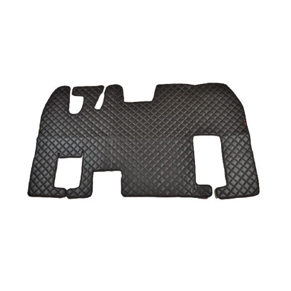 Tappetini in pelle per Renault Magnum con sedile girevole Automatico - Grigio