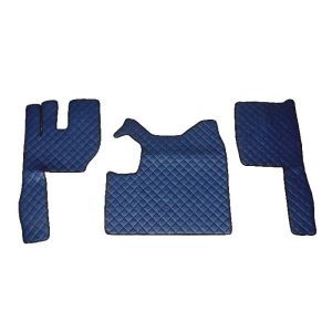 Tappetini in pelle per VOLVO FH13 trasmissione manuale (2010 – 2012) Blu