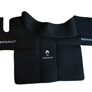 Tappetini in pelle per Renault T (prima del 2021) – pelle nera liscia