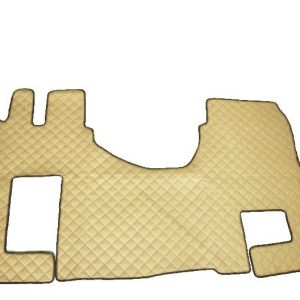 Tappetini in pelle per Mercedes Actros MP4 Automatico – Beige