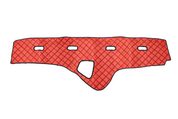 Rivestimento cruscotto in pelle per VOLVO EURO 5 / Roşu