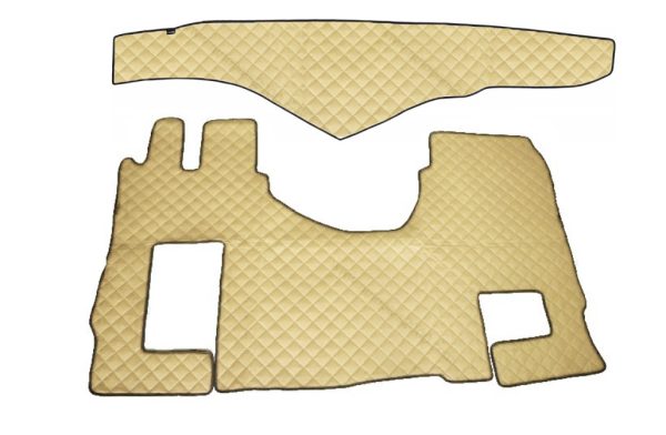 Rivestimento cruscotto in pelle per + tappeto Mercedes Actros MP4 Automatico - Beige