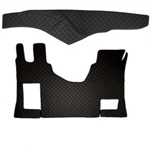 Rivestimento cruscotto in pelle per + tappeto Mercedes Actros MP4 Automatico – Nero
