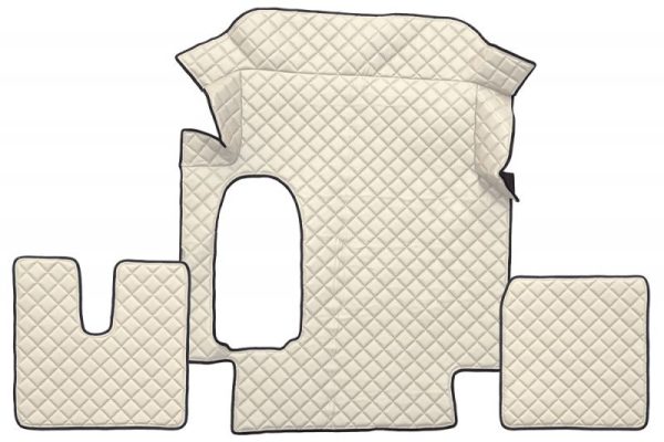 Tappetini in pelle per MAN TGA Automatico - Beige