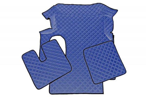 Tappetini in pelle per MAN TGA Automatico - Blu