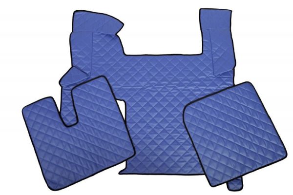 Tappetini in pelle per MAN TGX Automatico (+2 pezzi) Blu