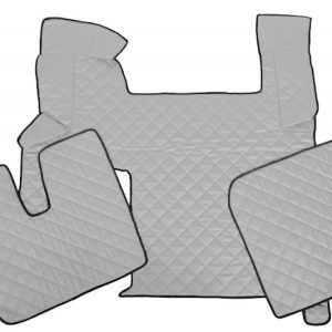 Tappetini in pelle per MAN TGX Automatico (+2 pezzi) Grigio