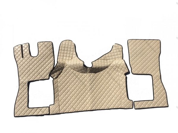 Tappetini in pelle per VOLVO FH Automatico (Dopo il 2013) Beige