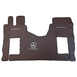 Tappetini in pelle per Mercedes Actros MP4/MP5 Automatico – pelle marrone liscia