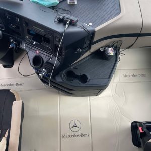 Tappetini in pelle per Mercedes Actros MP4/MP5 Automatico – Pelle liscia beige