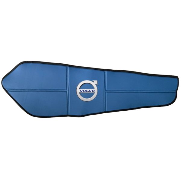 Tappetini in pelle per VOLVO FH4/FH5/FH6 (2013-2025) + copertura del cruscotto - pelle liscia Blu - Image 8