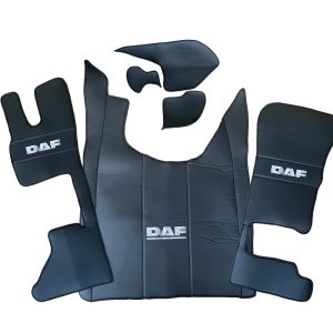Tappetini in pelle per DAF XG/XG+ – Pelle nera liscia