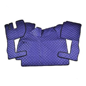 Tappetini in pelle per VOLVO FH Automatico (2009 – 2013) Blu