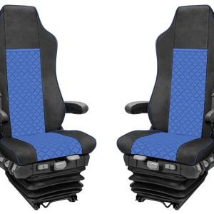 Coprisedili IVECO Stralis / Hi-Way   (prima del 2019)  – pelle trapuntata blu