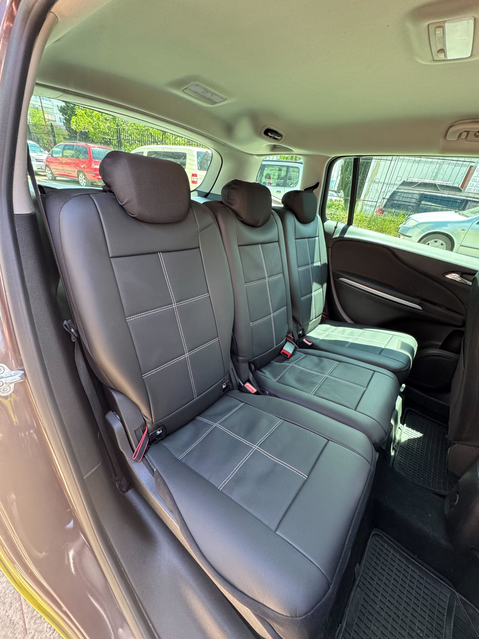 Coprisedili per Zafira C pelle naturale - immagine 3