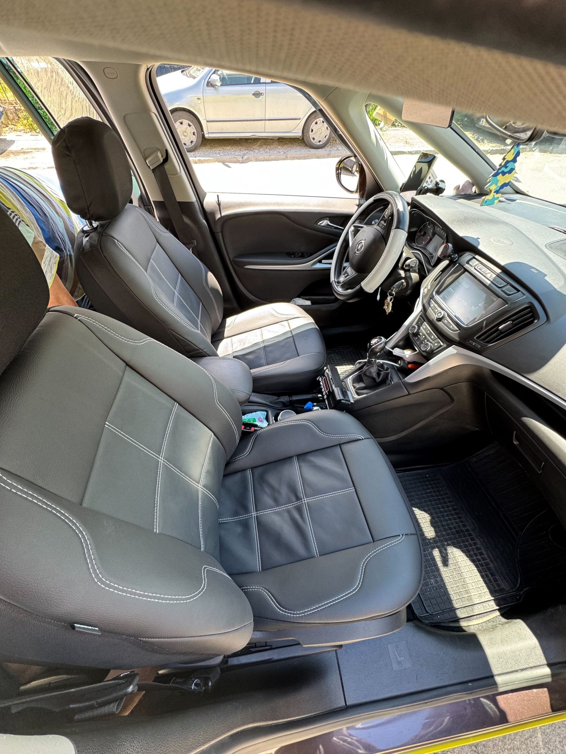 Coprisedili per Zafira C pelle naturale - immagine 6